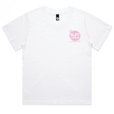 Slay Crew Tee - White/Pink