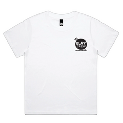Slay Crew Tee - White/Black