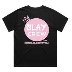 Slay Crew Tee - Black/Pink