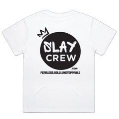 Slay Crew Tee - White/Black