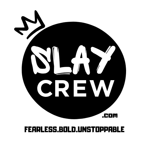 Slay Crew Tee - White/Black