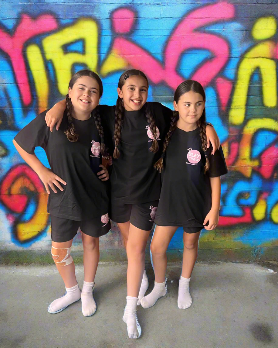 Slay Crew Tee - Black/Pink